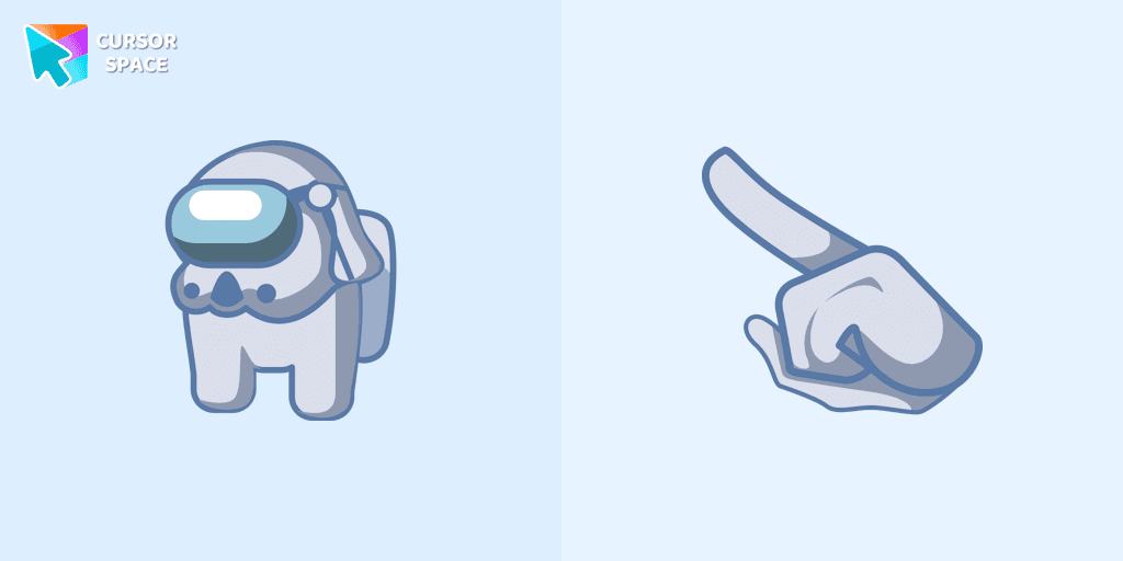 Among Us Clone Trooper Dogma Character cursor